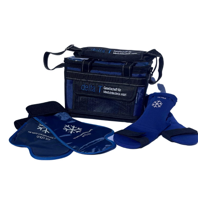 Medical Cooler Carry Bag with Ice Cold Gloves & Ice Cold Socks